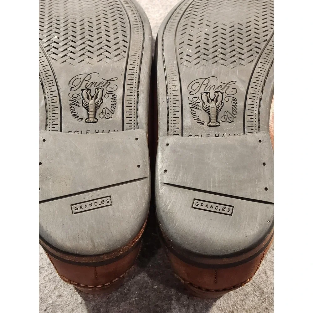 Cole Haan Pinch Maine‎ Classic Shoes Mens Size 9 Brown Leather Loafers Dress
